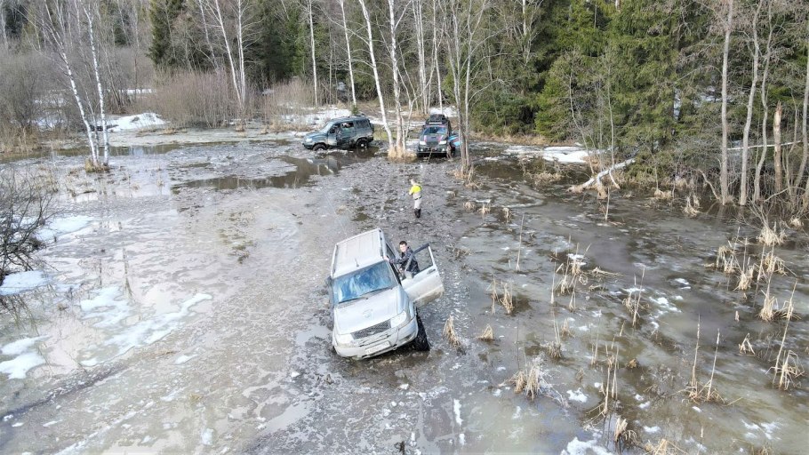 УАЗ Патриот бездорр по бездорожью