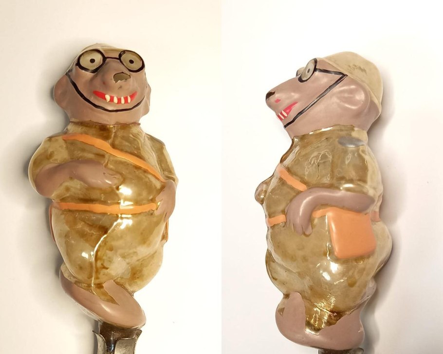 Ёлочные игрушки СССР Чиполлино мышь Долгохвост