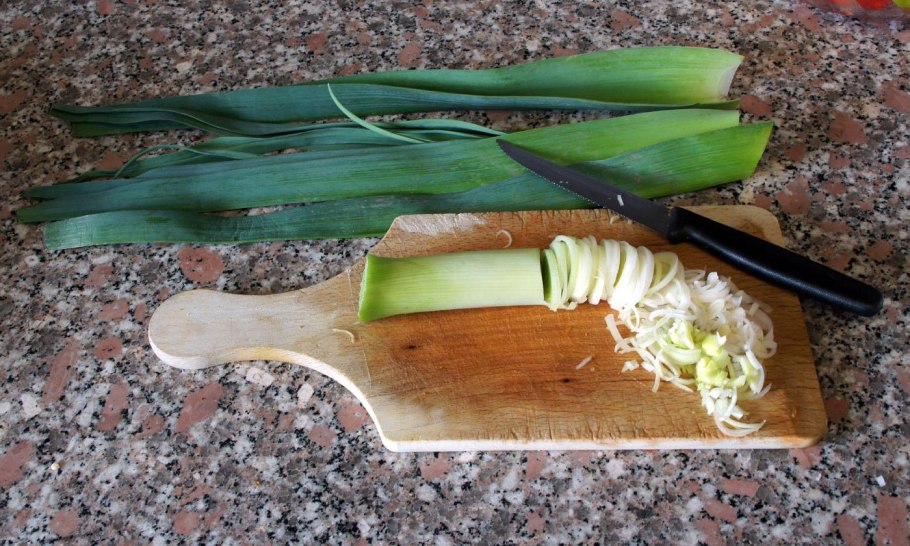 Лук порей рисунок