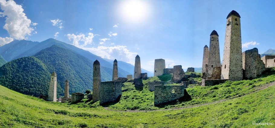 Ингушетия реки водопад Ляжгинский