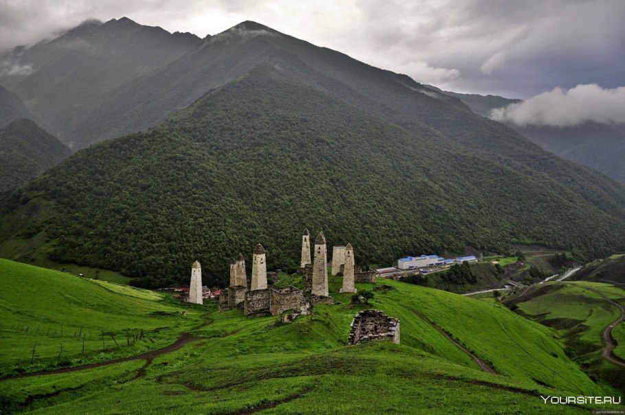 Заповедник Ингушетии Эрзи башня