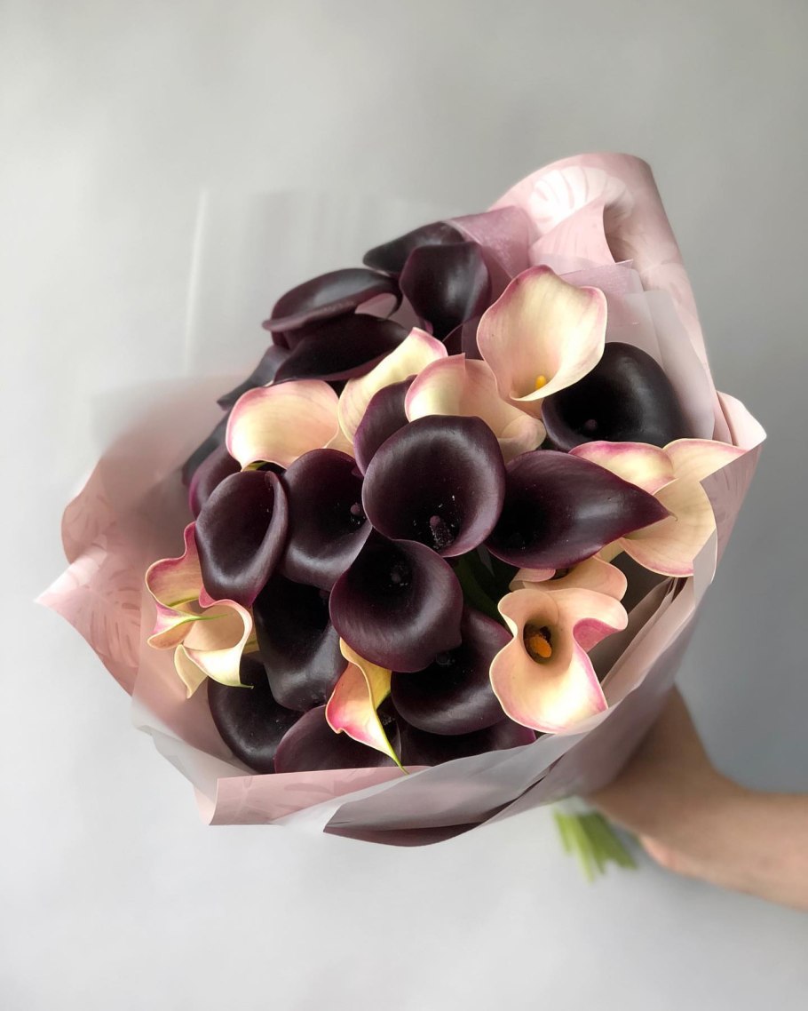 Букеты микс с каллами