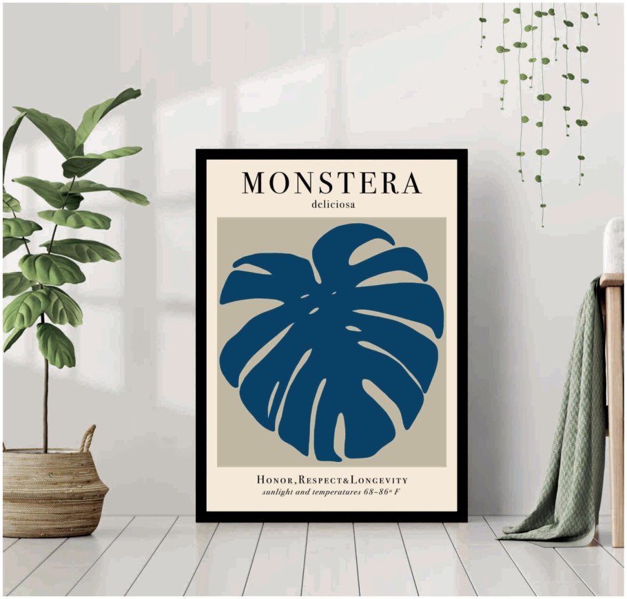 Монстера неон