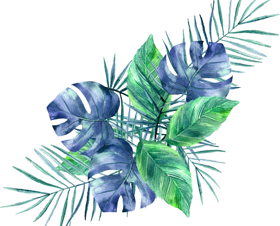 Синий принт