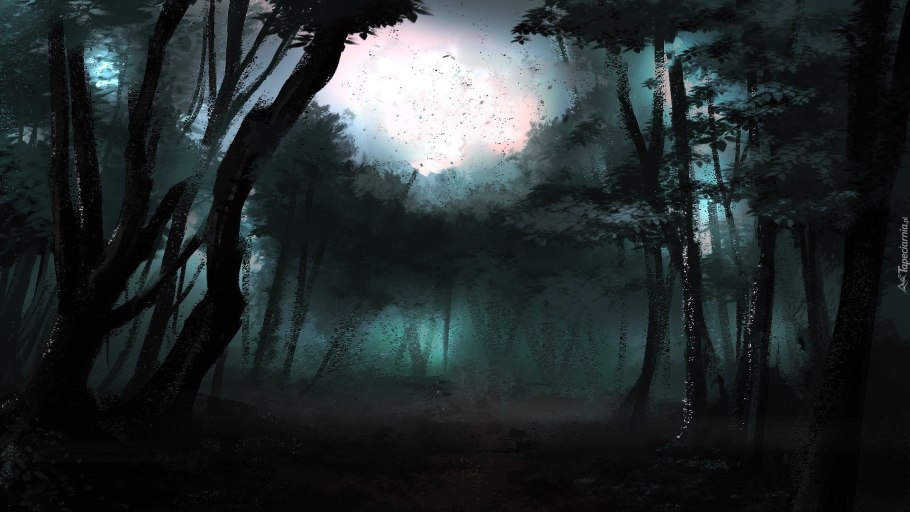 Темный лес арт