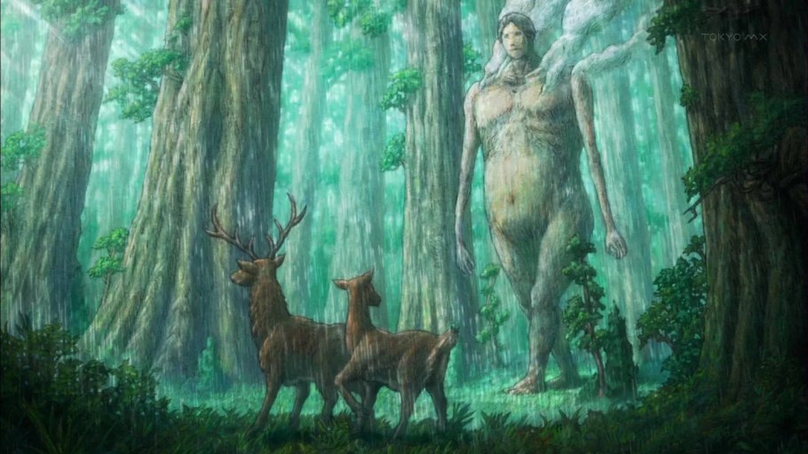 Лес гигантских деревьев атака титанов