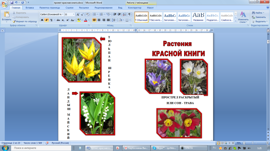 Растения из красной книги