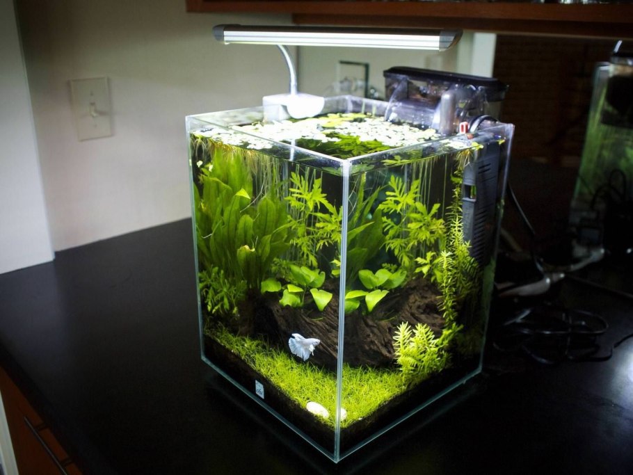 Аквариум Aquael Shrimp Set Smart led Plant II черный 20л