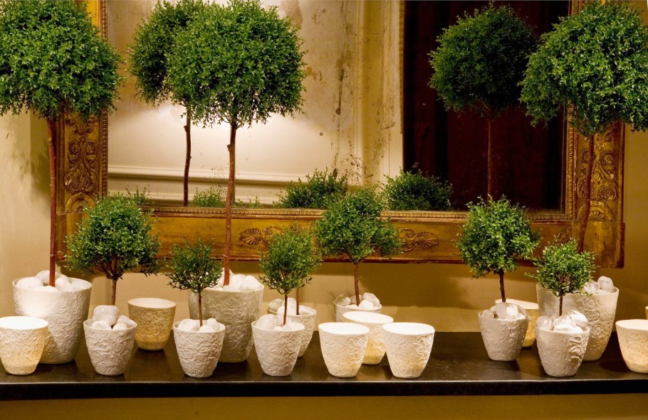 Искусственные растения в интерьере