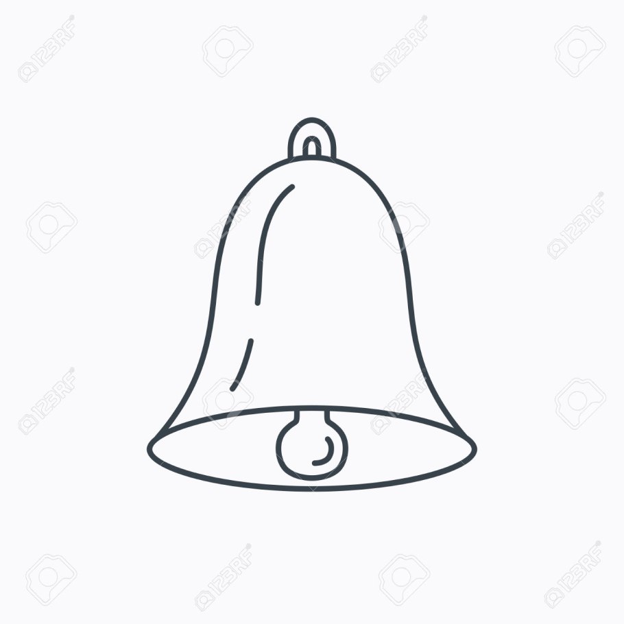 Колокол черно белый