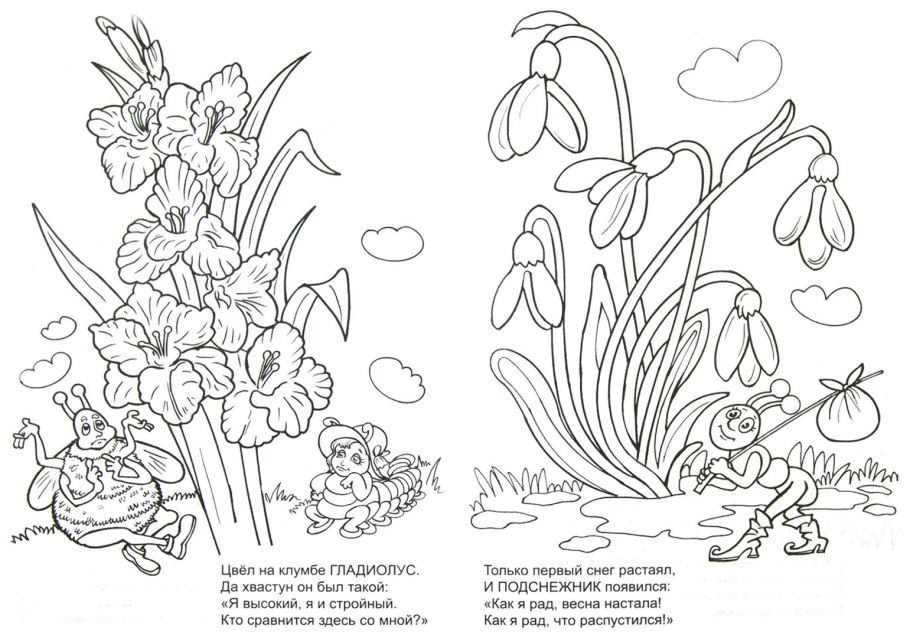 Первоцветы задания для дошкольников