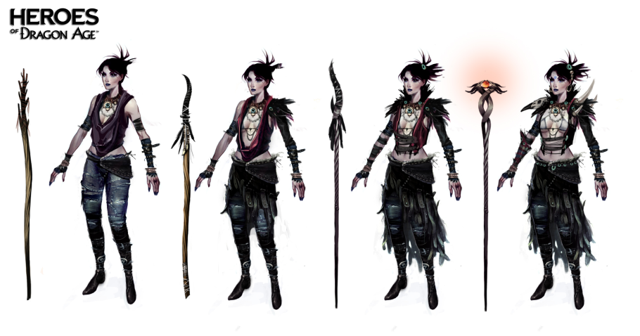 Морриган Dragon age концепт