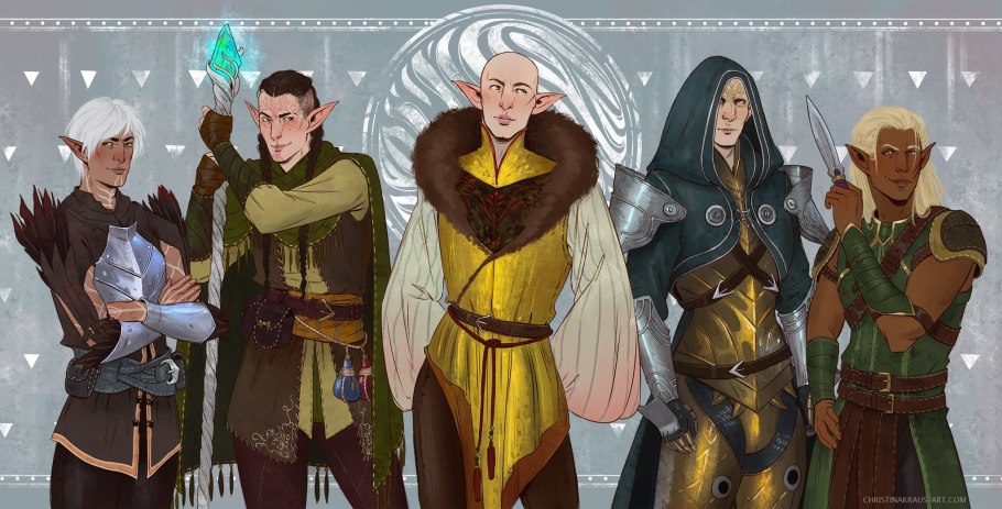 Эльфы драгон эйдж арт