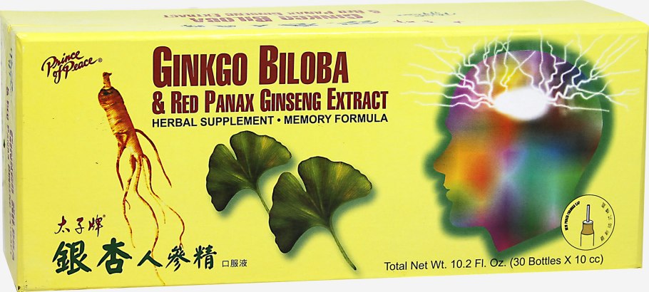 Prince of Peace Ginkgo Biloba Red Panax Ginseng extract