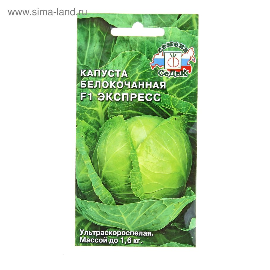 Семена Гавриш русский вкус капуста белокочанная голова Садовая 0,5 г