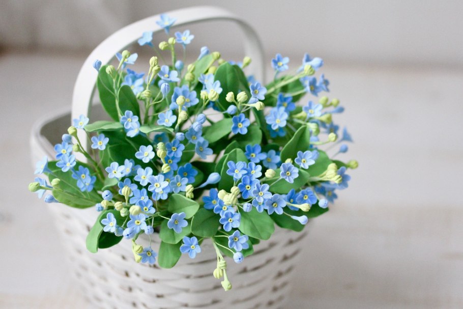 Лютики синие полевые