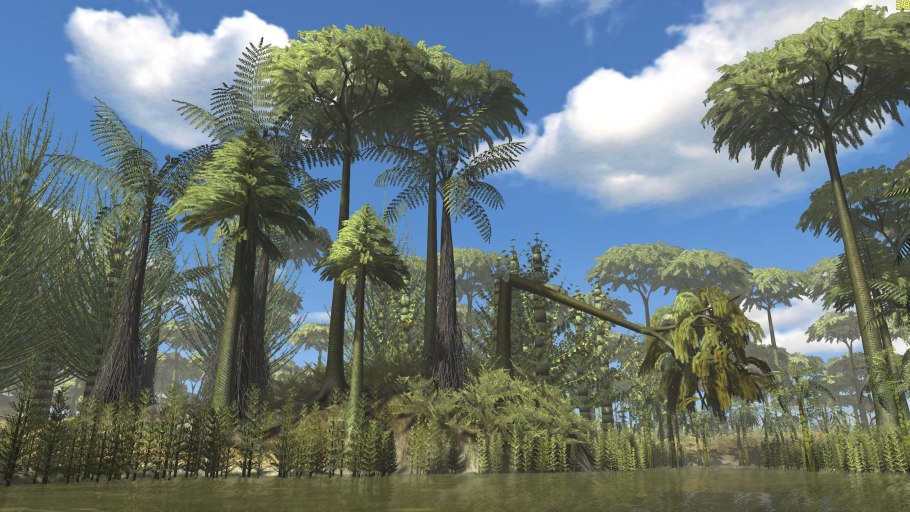 Девонский период растения