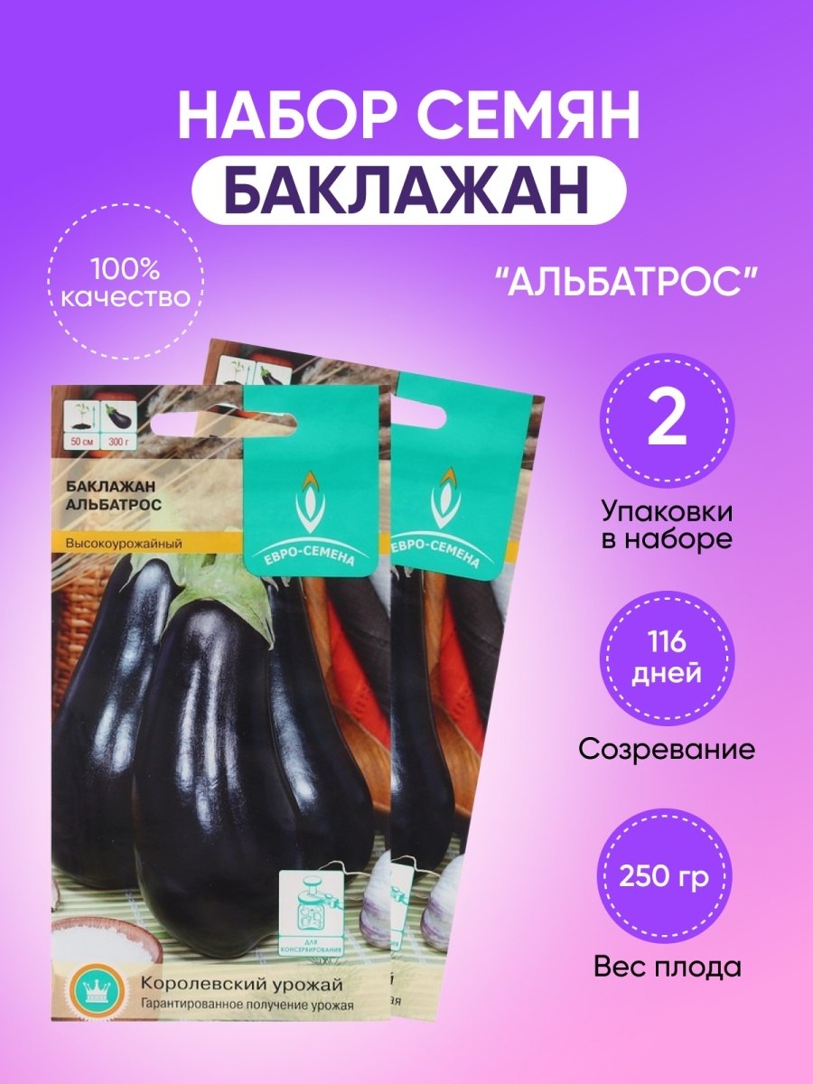 Баклажан черный красавец