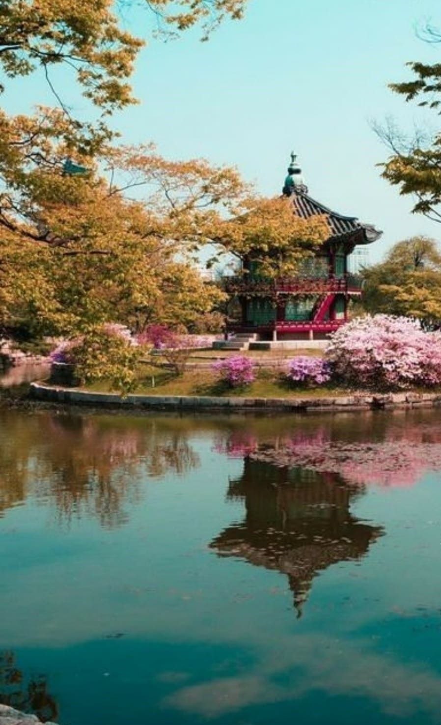 Южная Корея корейский сад