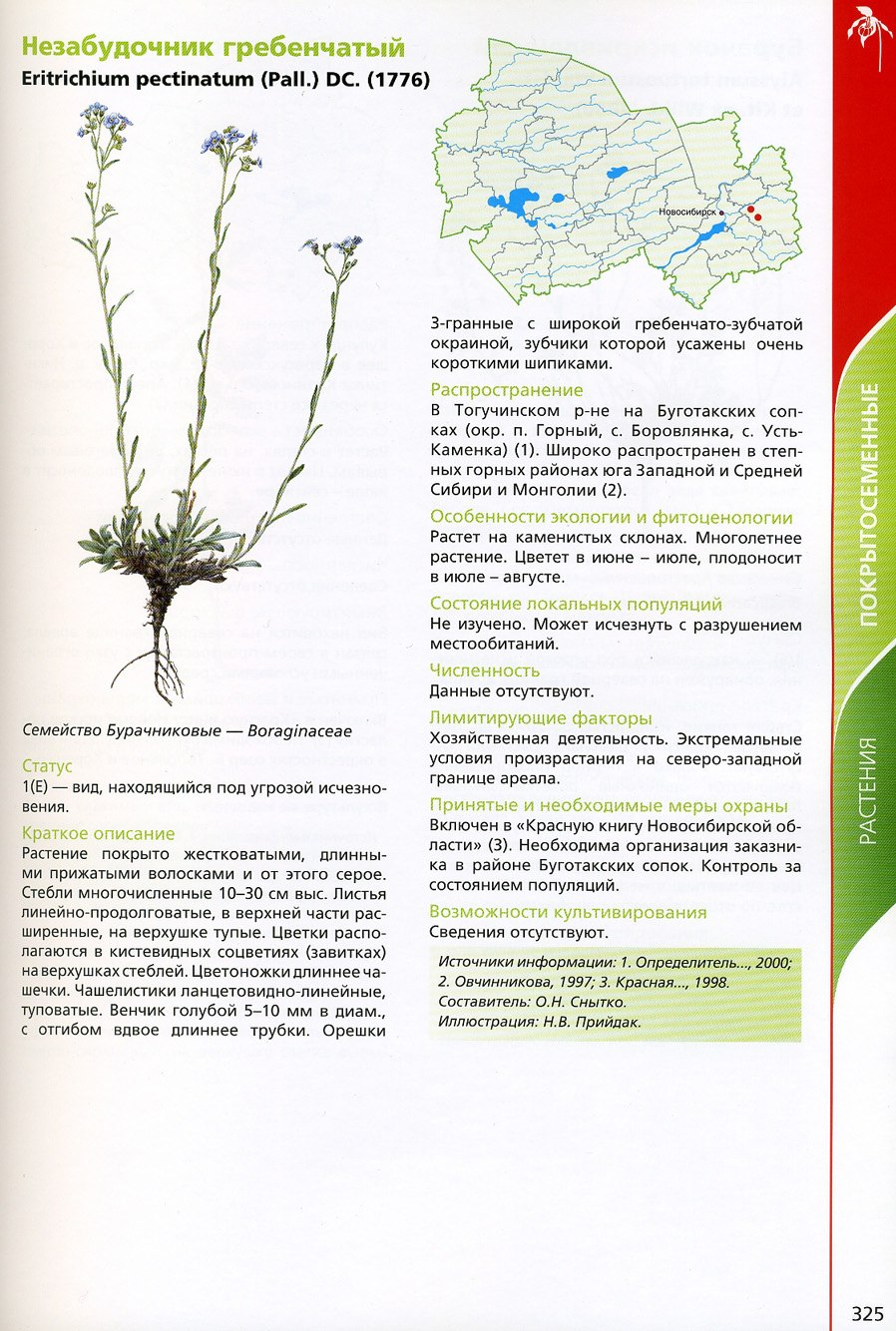 Незабудочник Уральский красная книга