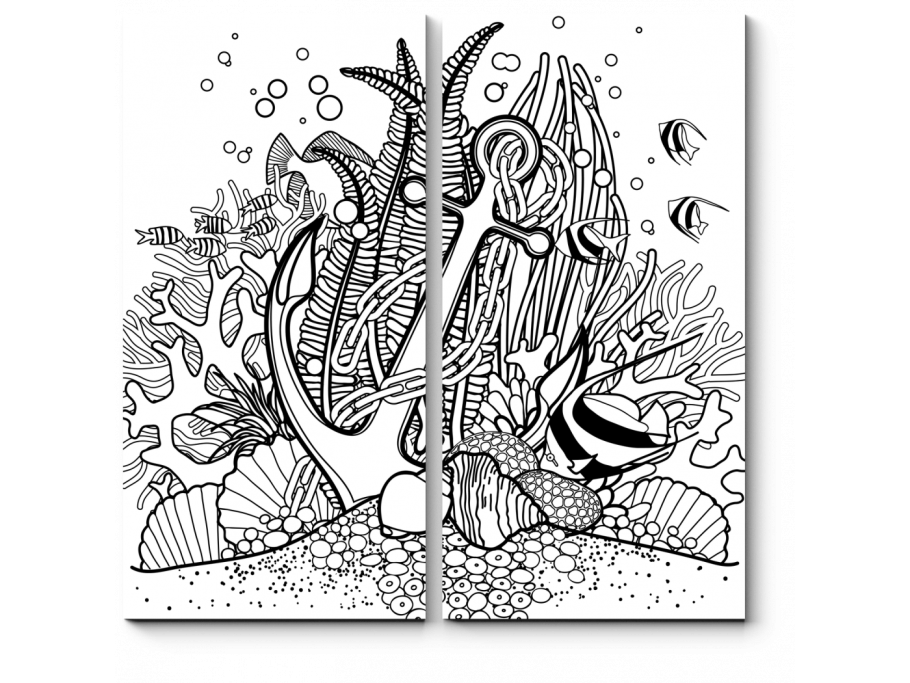 Подводный мир в графике