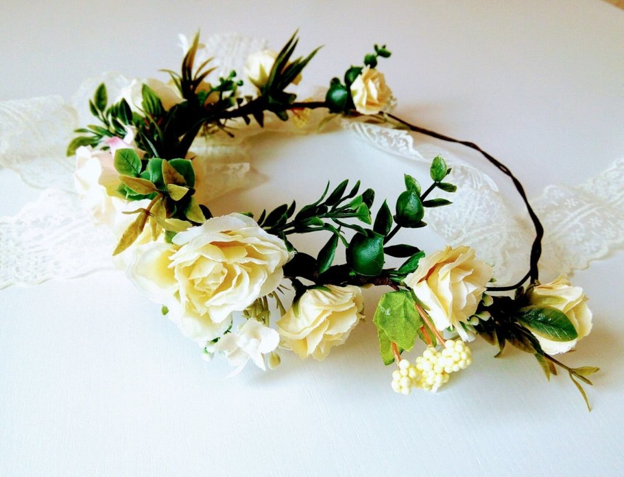 Веночки из искусственных цветов