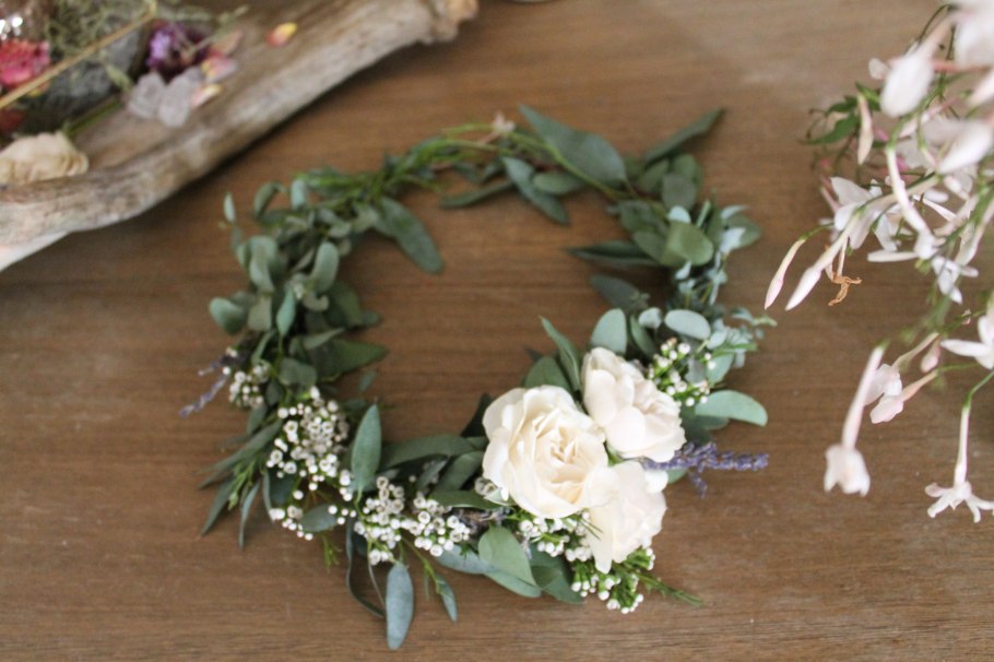 Венок на голове Эстетика