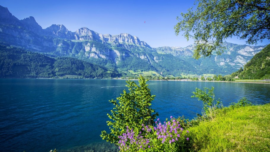 Озеро Шапор Швейцария