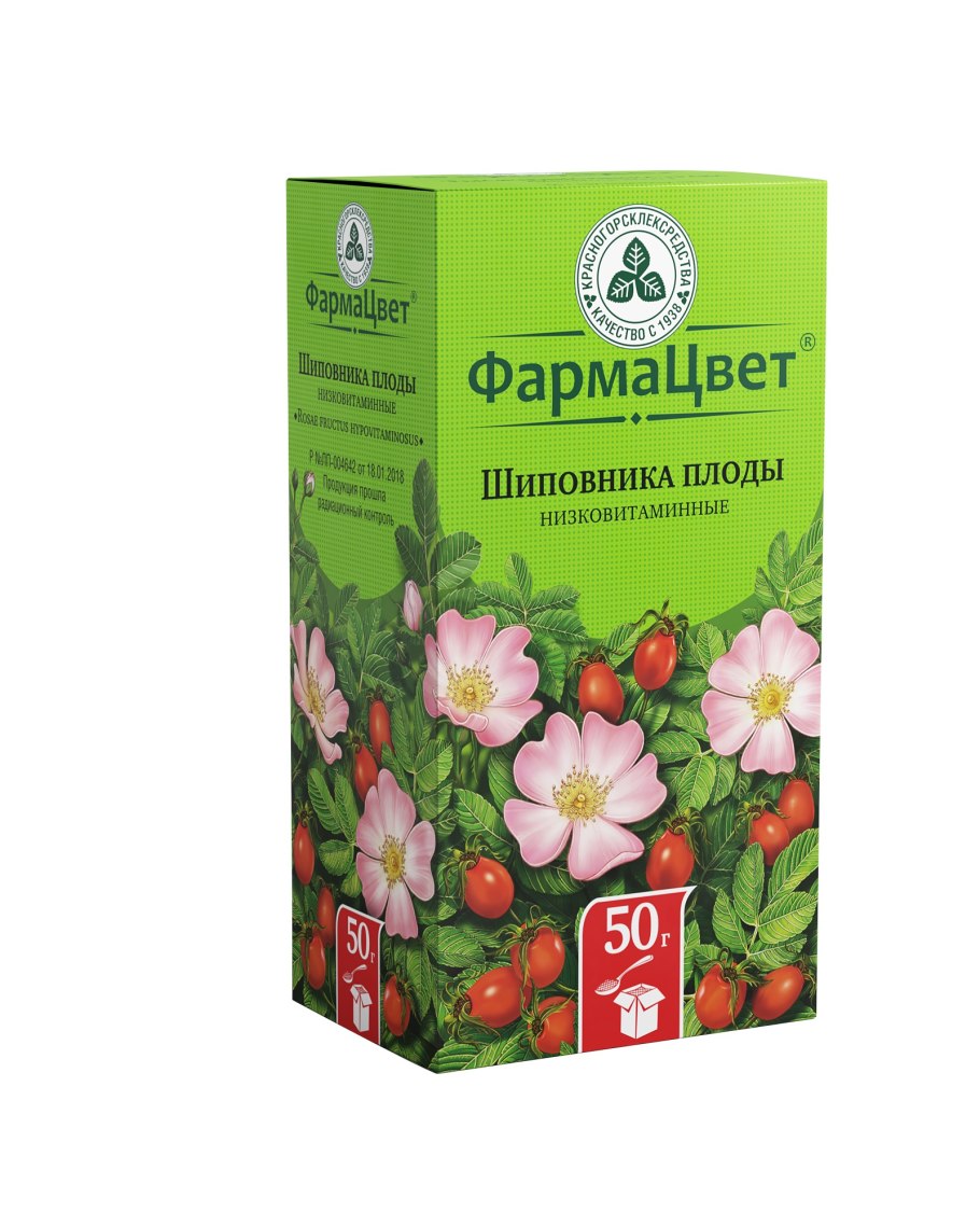 Шиповника плоды 50г Красногорсклексредства