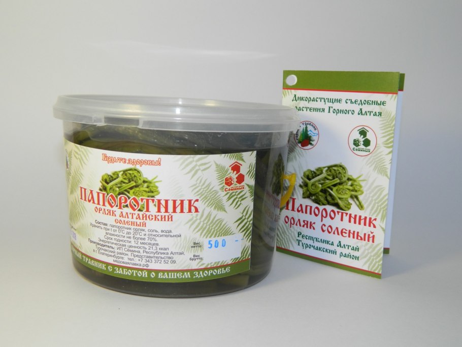 Папоротник Таежный соленый