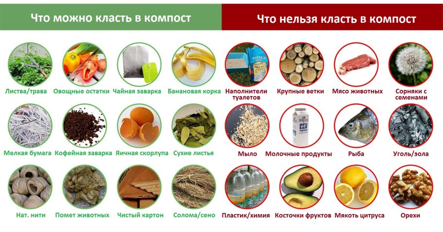 Что нельзя класть в компостную яму