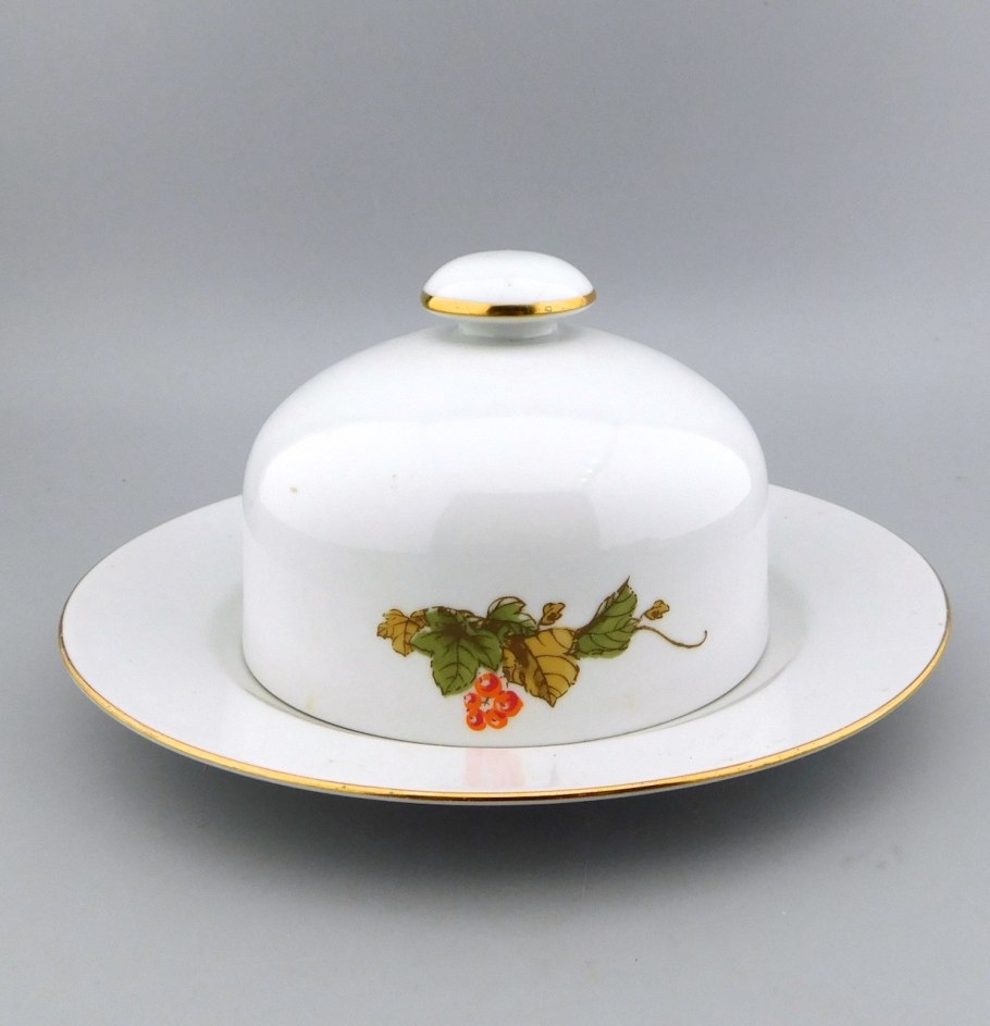 Фарфоровая масленка ГДР