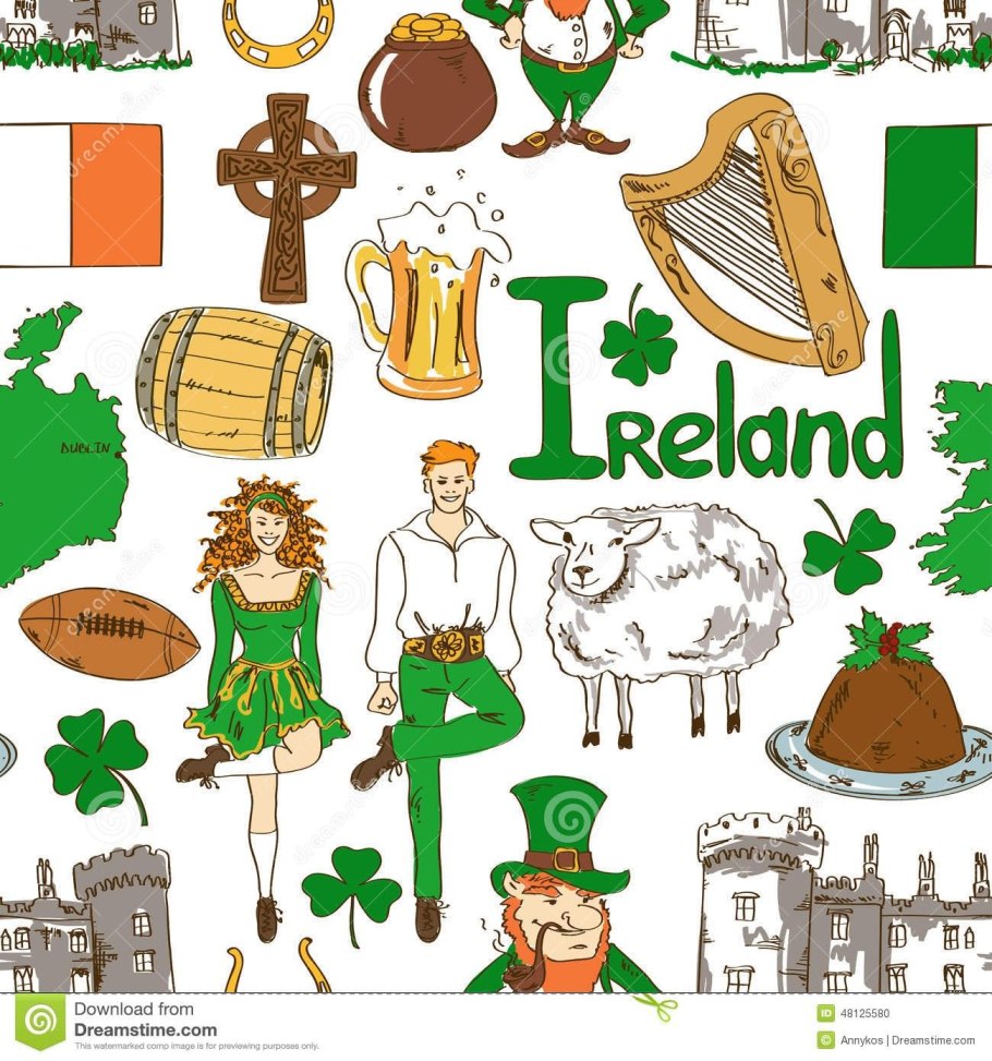 День Святого Патрика арфа