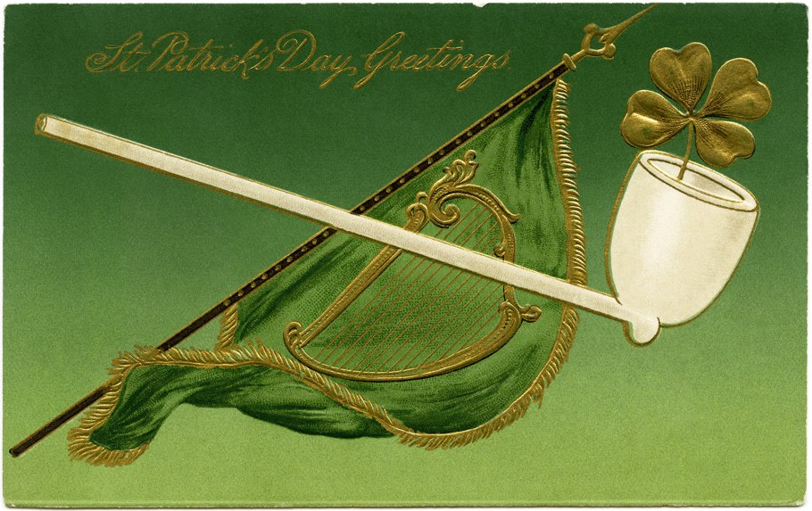 Натюрморт день Святого Патрика