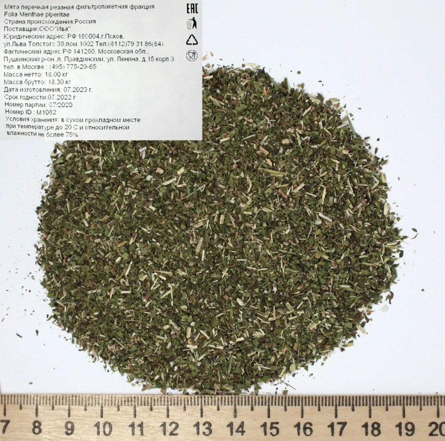 Заварка мяты