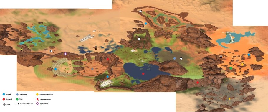 Planet Crafter карта