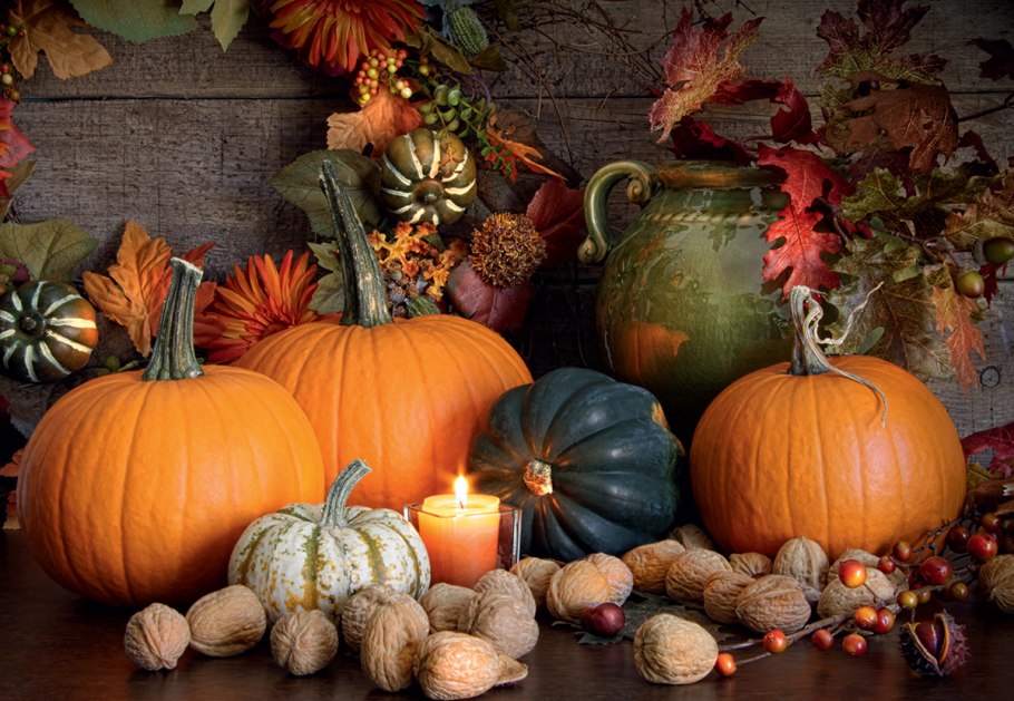 Семена тыквы и орехи