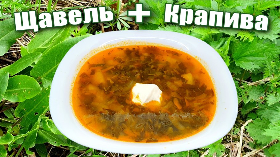 Суп "щи зеленые со шпинатом"