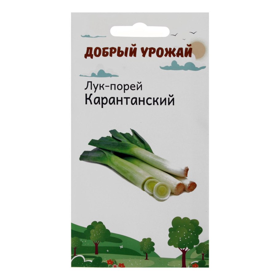 Лук порей мультяшный