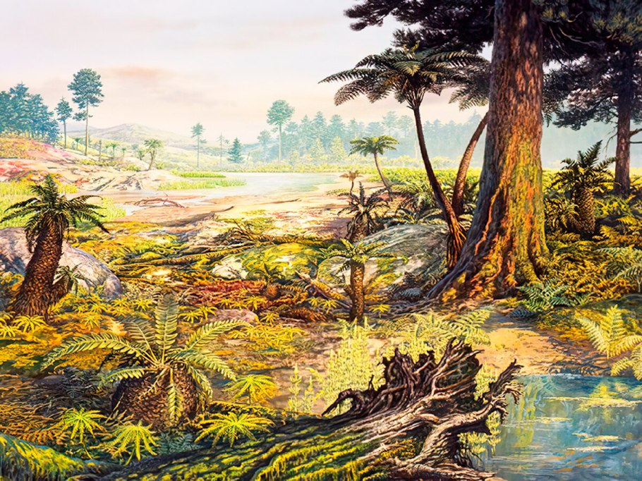 Голосеменные растения мезозойской эры