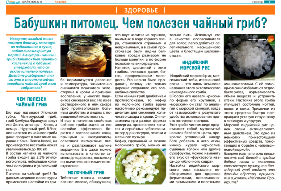 Кефирный грибок