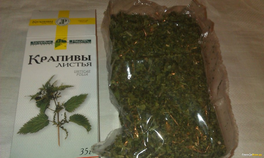 Листья крапивы двудомной