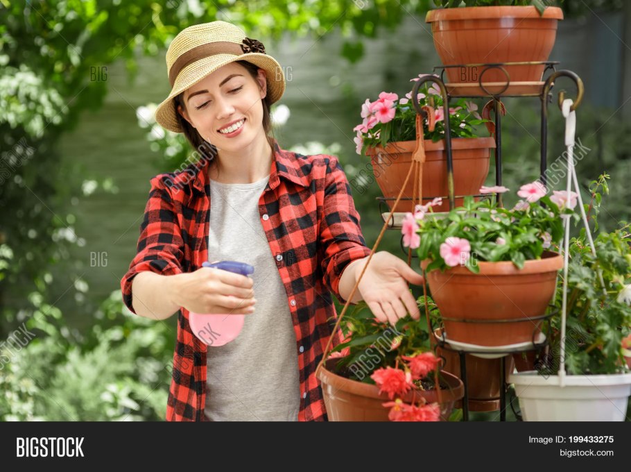 Фотосессия садовница