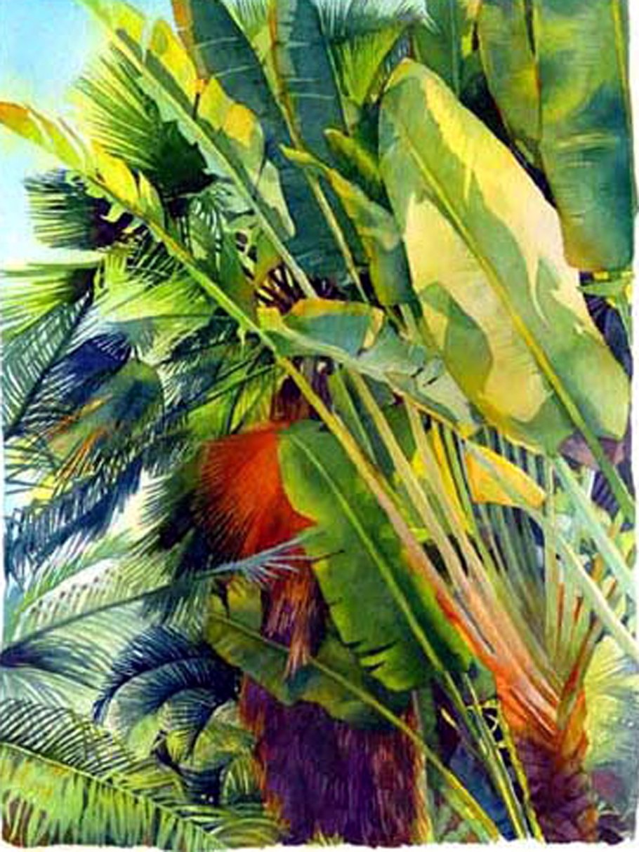 Батик монстера