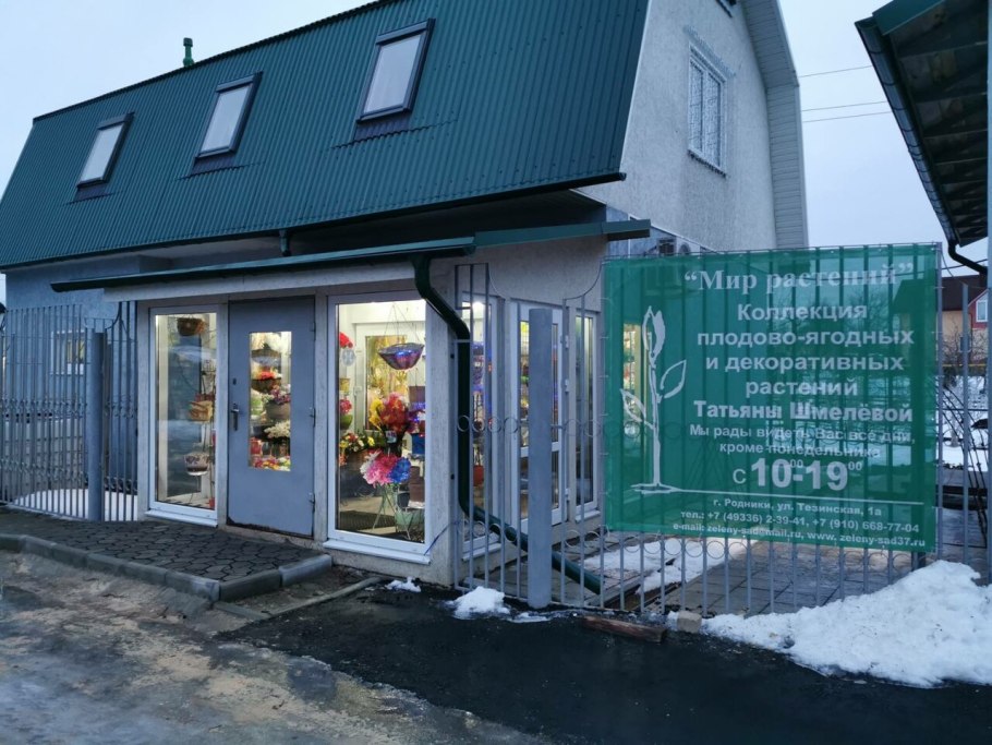 "Питомник зеленый сад" Родники Ивановская область