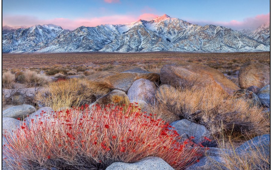 Сьерра-Невада Калифорния снег