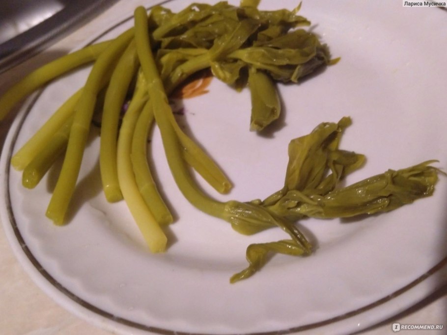 Черемша из чесночных стрелок