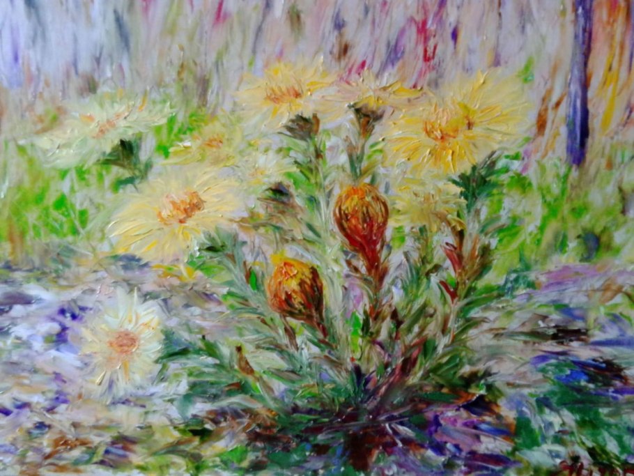 Мать и мачеха живопись