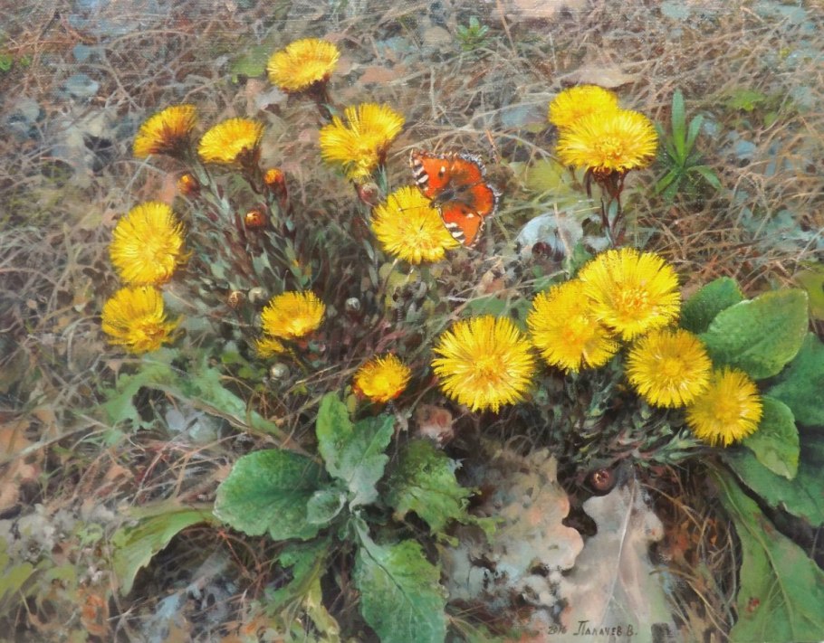 Рисование одуванчики с дошкольниками