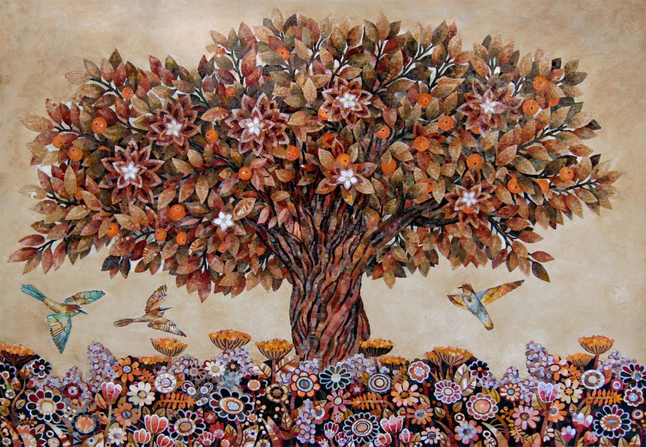 Райское дерево жизни. Мозаика